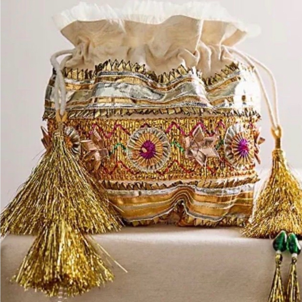 ⭐️NWT Free People Sparkle Mini Gift Bag⭐️